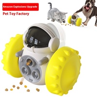 Großhandel: Umweltfreundlicher, wasserdichter IPX5 Haustier-Fressnapf & Spielzeug aus Kunststoff mit festem Muster – Neuheit für Hunde: Balance Car Slow Feeder