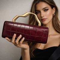 Pochettes de Soirée de Luxe pour Femmes – Sacs à Main Élégants en Cuir PU pour Mariages et Dîners – Vente en Gros de Sacs de Soirée à Chaîne