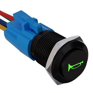 12V LED 10mm pushbutton chuyển đổi xe đồ chơi 2.4gp 19mmwatchntary Loa Horn pucar accompanyt on/off kim loại Quà Tặng Mới lạ 5A/12V - Product Image 2