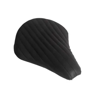 Venta al por mayor de accesorios de motocicleta Bobber a rayas cojines de asiento individual