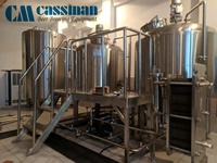 Fermenteurs coniques à double paroi de glycol réservoir de fermenteur conique isobare 100l 150l 200l pub domestique utilisé
