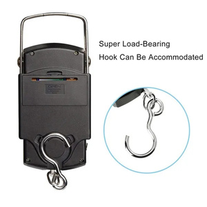 Multifunctional <b>Mini</b> Electronic Fishing Luggage Portable Digital Handheld Weight Hook <b>Scale</b> Tool with Ruler Outdoor - Product Image 2