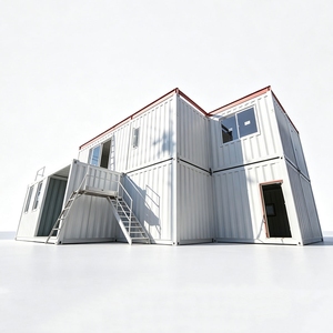 Case Galleggianti Prefabbricate a 2 Piani dal <span class=keywords><strong>Design</strong></span> Contemporaneo, <span class=keywords><strong>Moduli</strong></span> Rapidi, Casa Container in Acciaio Leggero, Edificio per Hotel e Uffici - Product Image 1