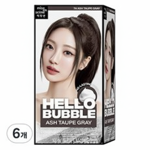Tinte para el Cabello Hello Bubble de Mise-en-scene, 7A Gris Ceniza Taupe, 6 Unidades - Producto con Descuento - Product Image 1