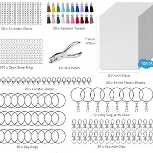 <span class=keywords><strong>Film</strong></span> thermorétractable transparent de haute qualité pour loisirs créatifs, idéal pour les ensembles artistiques, les breloques, les bijoux et les logos imprimés à jet d'encre - Product Image 4