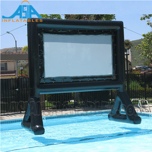 Impermeable piscina al aire libre pantalla de cine con proyector - Product Image 6