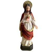 20cm la Vierge Marie Résine Saint Père Église Décoration Maison Noël Décor