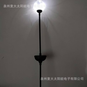 Solar Garden Light <b>Led</b> Transparent Plastic <b>Ball</b> Ground Insert Black Stainless Steel Reeds Lamp Water Resistant Portable - Product Image 1