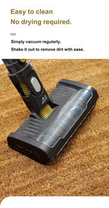 Tapete de Coco Natural para Puerta, Alfombra de Entrada de Fibra de Coco Resistente, Tapete de Cepillo de Coco Extra Grueso - Grande para Interiores y Exteriores - Product Image 6