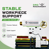Tour horizontal manuel CW61140, tour conventionnel lourd pour atelier de travail des métaux