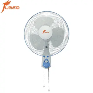 plastic material OEM from manufacturer 16 Inch Wall Fans 5 AS/PP Blades AC Wall Mounted Fan