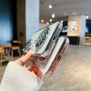 Funda protectora para teléfono con diseño de cisne de diamantes brillantes, protector de lente, carcasa de TPU plateada para <span class=keywords><strong>iPhone</strong></span> <span class=keywords><strong>11</strong></span> 12 13 14 15 <span class=keywords><strong>Pro</strong></span> Max. - Product Image 6