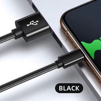 Cable de Carga Rápida Bst HC-USB de Nailon con Conector USB Tipo-C y Conductor de Cobre Estañado de 10W para Teléfono Móvil