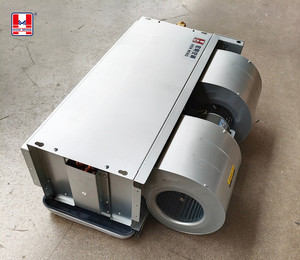 Unidad de bobina de ventilador hidrónico más vendida Sistema de calefacción de refrigeración de radiador de habitación de agua a aire con motor de alta calidad - Product Image 4