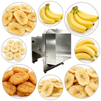 Verstelbare bananen snijmachine (0-10mm) voor Filipijnse bananenboeren, fruitverwerking, voedselveilig roestvrij staal, commercieel gebruik.
