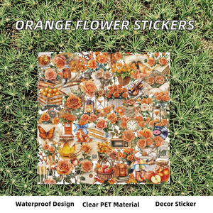 18 <b>Sheets</b> Coil <b>Sticker</b> Book Dual Material Self-adhesive Die Cut Glossy Customized Shape Graphic Decorative <b>Sticker</b> Decoration - Product Image 2
