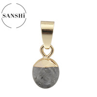 Pendentif en forme de larmes, bijou multicolore en pierre naturelle, Mini pierre en cristal, nouvelle collection