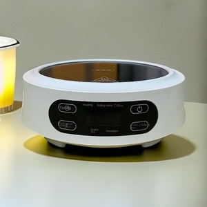 Plaque en cristal à brûleur unique 1200w contrôle tactile sûr poêle en céramique électrique portable pour l'extérieur et le ménage - Product Image 1