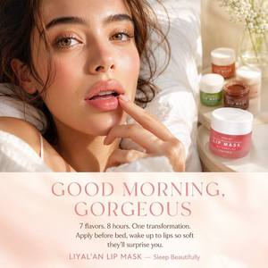 Mascarilla Labial 15g Nutritiva Hidratante Reparadora para <span class=keywords><strong>Labios</strong></span> Secos y Agrietados Tratamiento Nocturno 7 Aromas Menta Fresa <span class=keywords><strong>Coco</strong></span> Vegano OEM - Product Image 2