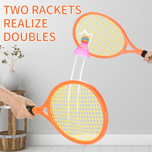 Raqueta 2 en 1 de bádminton <span class=keywords><strong>para</strong></span> niños, juguetes baratos <span class=keywords><strong>para</strong></span> deportes al aire libre y actividades de fitness - Product Image 3