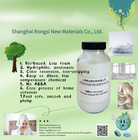 Pommade de finition textile hydrophile et antistatique bio-sourcée Unilever RS-100 sans silicone, agent assouplissant 90% auxiliaire