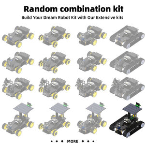 Tscinbuny Kit de combinaison aléatoire roue de piste ESP32 WROOM32 carte de développement fonctions solaires Kit d'outils Kit de voiture Robot pour <span class=keywords><strong>Arduino</strong></span> - Product Image 4