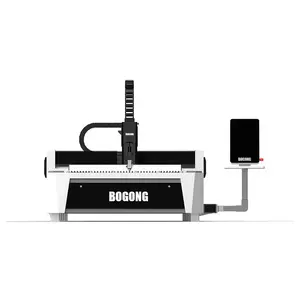Máquina de corte a laser de fibra de mesa única 1500W área de trabalho 1500*3000mm para máquinas de corte a laser cs ss diodo