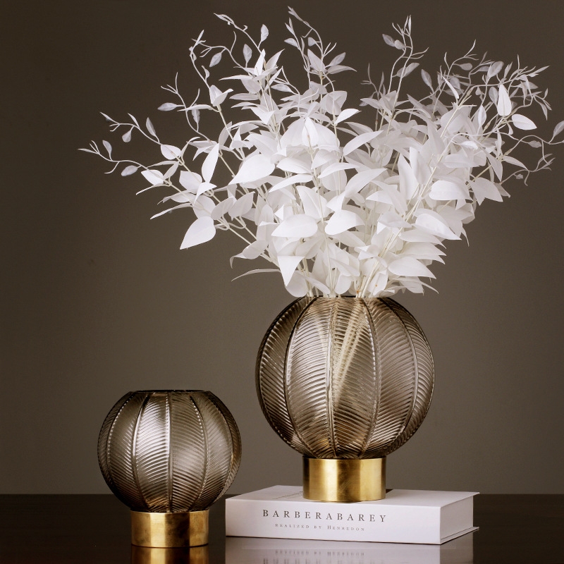 Factory Produced Wholesale Home Decor Glass Flower Vase