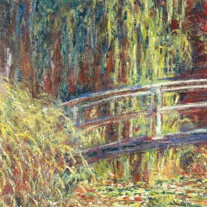 Reproduction des <span class=keywords><strong>Nénuphars</strong></span> <span class=keywords><strong>de</strong></span> <span class=keywords><strong>Claude</strong></span> <span class=keywords><strong>Monet</strong></span>, Harmonie Verte, Impression Numérique, Toile Écologique, Décoration Murale Paysagère, Impressionnisme à l'Huile - Product Image 4