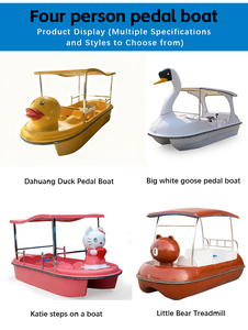 <span class=keywords><strong>Bateau</strong></span> à pédales Flamingo <span class=keywords><strong>rose</strong></span> pour 4 personnes avec toit pare-soleil imperméable, électrique et à pédales, <span class=keywords><strong>bateau</strong></span> de fête pour parc aquatique - Product Image 5