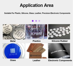 60W MOPA Auto Focus 3D Dynamic Fiber Marking Machine Personalizado Metal Laser Relief Carving Coins Soporta DXF PLT AI DWG Nuevo - Product Image 5