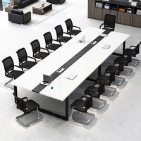 Ensemble de mobilier de bureau moderne HYZ88, bureau de salle de conférence, table de salle de réunion, tables et chaises de conférence