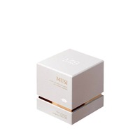 Boîte cadeau en carton rigide sur mesure de luxe, finition brillante/mate, matériaux recyclés, emballage pour cosmétiques, huiles essentielles, bougies