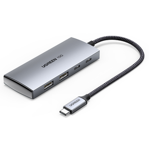 Hub <span class=keywords><strong>USB</strong></span>-<span class=keywords><strong>C</strong></span> UGREEN 10 Gbps, 4 ports <span class=keywords><strong>USB</strong></span> 3.2 avec 2 <span class=keywords><strong>USB</strong></span>-<span class=keywords><strong>C</strong></span> 3.2 et 2 <span class=keywords><strong>USB</strong></span>-A 3.2, extension de port <span class=keywords><strong>USB</strong></span> pour MacBook - Product Image 1