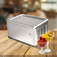 WEILI Machine à rouler la crème glacée automatique en acier inoxydable à usage domestique OEM/ODM personnalisé