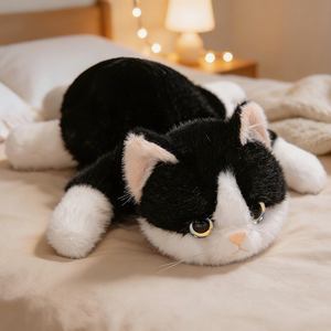Peluche Gattino Sdraiato <span class=keywords><strong>Super</strong></span> Morbido in Offerta Speciale, Adorabile Gatto Addormentato Imbottito con Cotone PP - Product Image 4