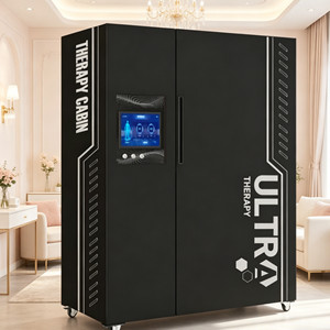Chambre de cryothérapie ultra-froide haut de gamme à télécommande, en acier inoxydable, portable pour usage en salon - Product Image 1