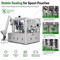 Machine de remplissage et de bouchage automatique rotative pour sachets de boissons liquides et jus