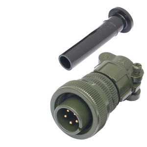 Vente Flash Connecteurs d'alimentation ronds en aluminium MIL C 5015 5P, contacts en cuivre MS3106A14S-5P, IP67, 15A 250V, mâle - Product Image 1