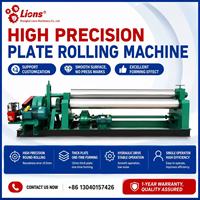 Machine à rouler les plaques en acier W11 4*1600mm, à trois rouleaux, robuste, pour le traitement des métaux