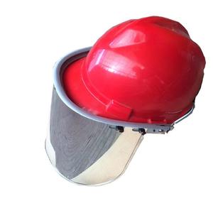Casco cómodo de grado industrial con visera transparente y equipo de protección de sombrero de copa amarillo para entornos de trabajo de alto riesgo - Product Image 1