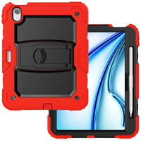Housse de protection pour iPad Air 13 2024 2025 fabriquée directement par le fabricant, avec béquille intégrée et coque en double matériau
