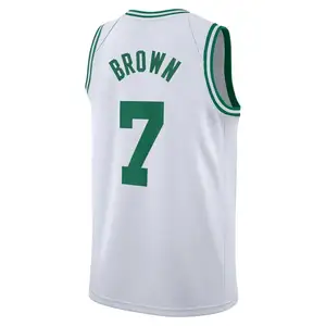 2022/24波士顿凯尔特人0杰森·塔图姆7杰伦·布朗美国高品质缝制篮球衫