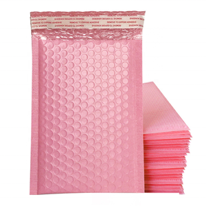 Wholesale Customized Printed Logo Self Seal Small Metallic Bubble Mailer Package Matte Black Packaging