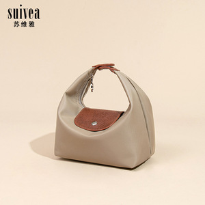 Nouveau Sac à Déjeuner Imperméable en Nylon avec Fermeture Éclair 2025, Sac à Main Polyvalent à Deux Bretelles pour le Printemps, Sac à Bandoulière Décontracté pour Femme - Product Image 2