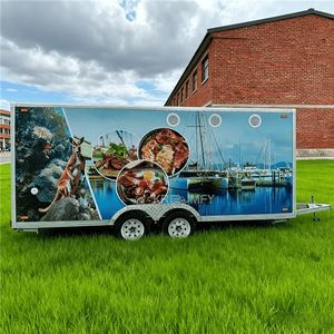 Camion de restauration mobile entièrement équipé avec fenêtre de service, idéal pour la vente rapide et les événements commerciaux - Product Image 3