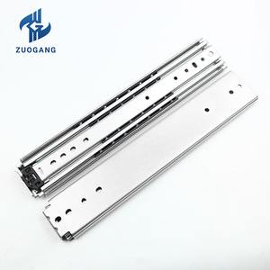Deslizadores de cajón de alta resistencia montaje <span class=keywords><strong>lateral</strong></span> de extensión completa 22 24 26 28 30 32 34 36 40 pulgadas rieles metálicos guía de pista deslizadores 150lbs - Product Image 3