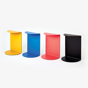 Sujetalibros de Metal Duraderos con Forma y Color Personalizados, Diseño Simple, Sujetalibros Portátiles, Soporte para Libros Pesados para el Hogar y la Oficina - Product Image 2