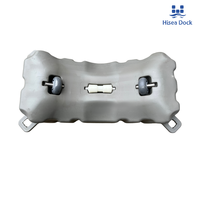 Dock flottant pour jet ski Hisea Dock en HDPE avec rouleaux, ponton modulaire en U avec charnières