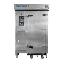Hôtel commercial gaz Hot Dog vapeur Cabinet 13 plateaux cuisson à la vapeur boulettes cuisinière Machine